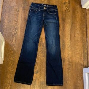 American Eagle Slim Boot Stretch Jeans Dark Wash